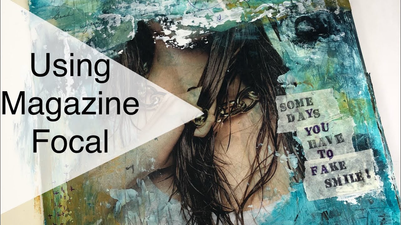 Magazine Collage Art Journal Page