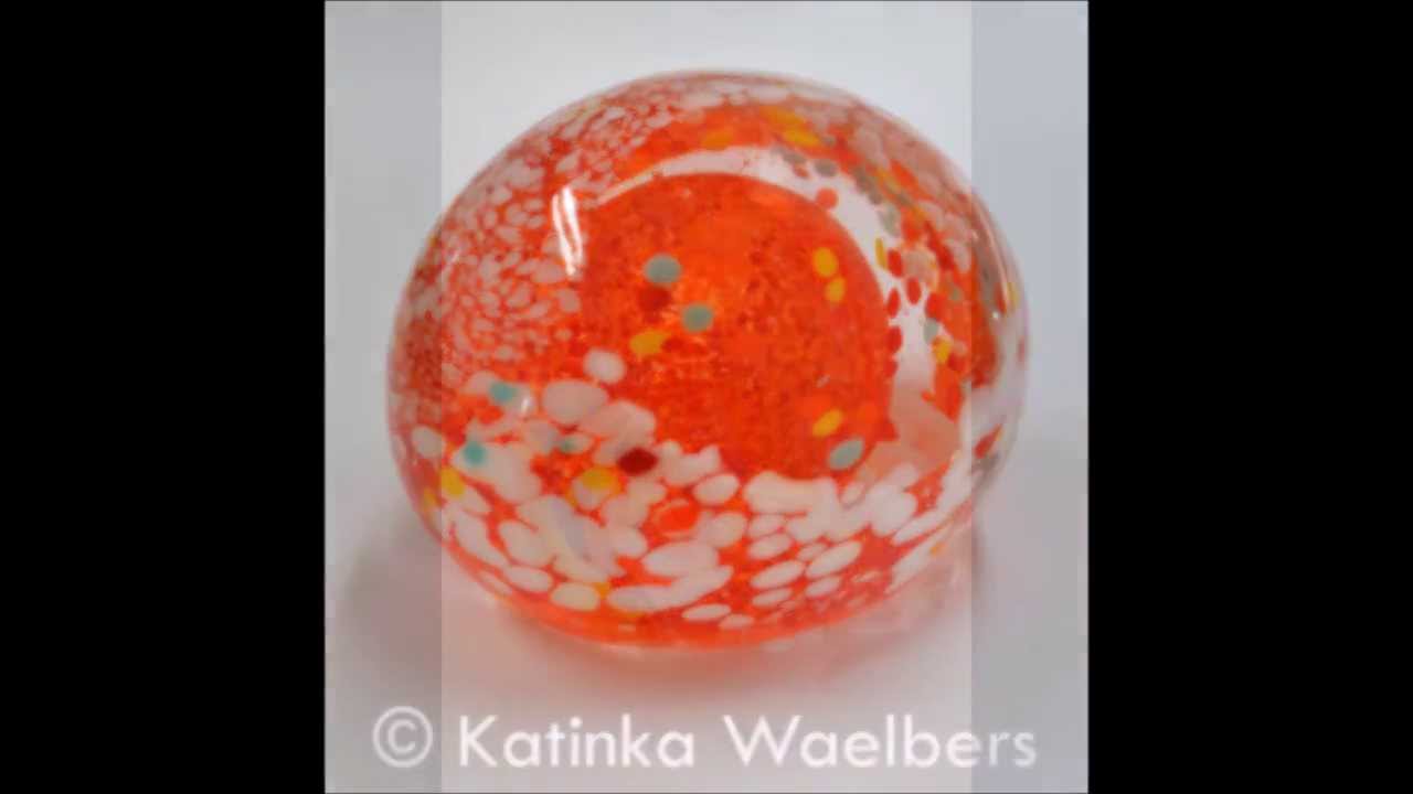 Glass blowing presse papiers