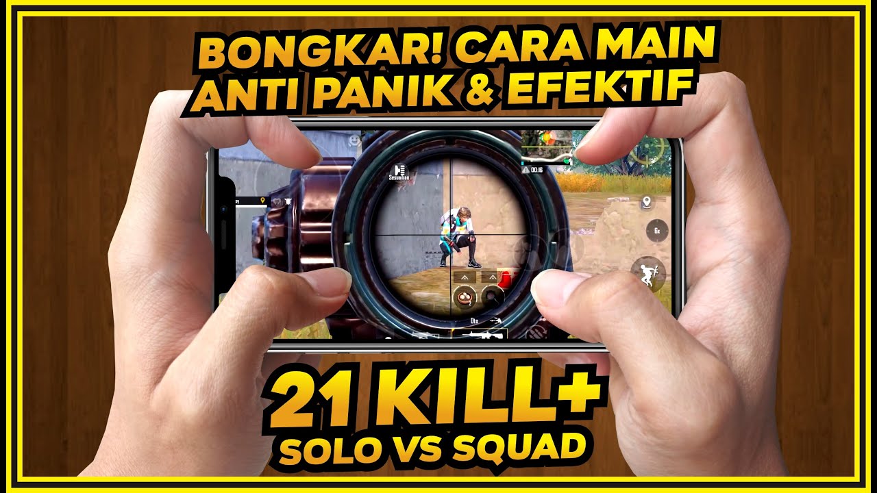 BONGKAR! CARA MAIN ANTI PANIK 21 KILL HANDCAM | NGOCEH PUBG MOBILE