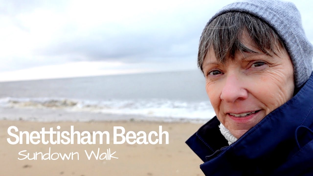 Snettisham Beach -  Winter Sundown Walk