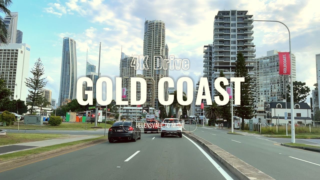 4K Drive in Gold Coast | Helensvale to Miami | Australia Travel | 2023