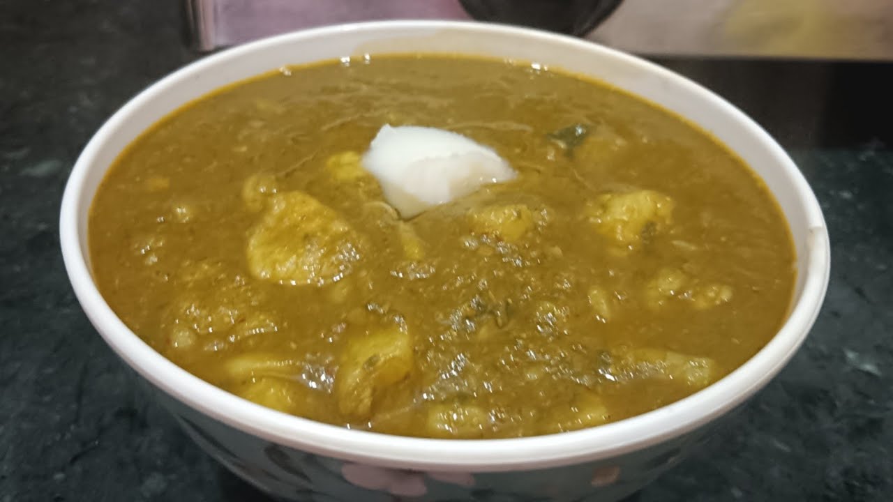 बिहार के मशहूर आलू पालक खा कर सब हो जायेंगे फैन तीखा और चटपटा !!😋🤤|Aalu Palak Recipe|