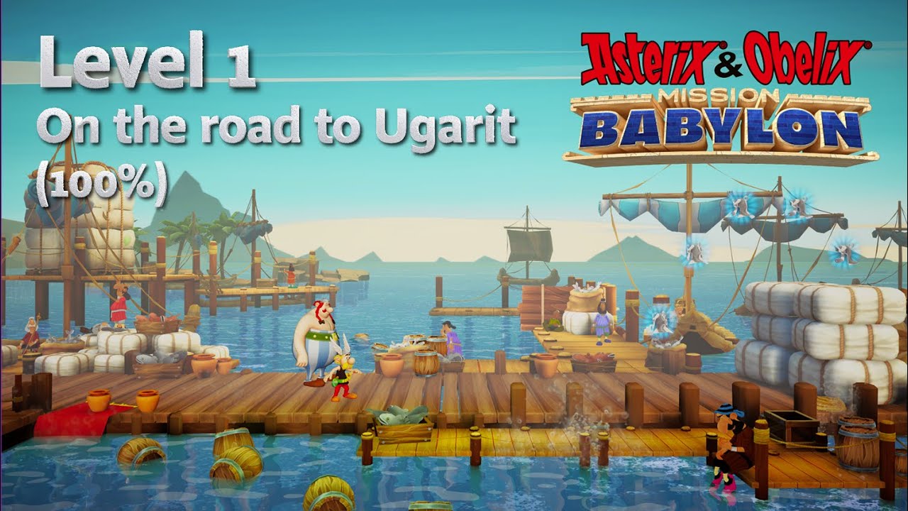 Asterix & Obelix - Mission Babylon - Level 1 - 100% [4K] - On the road to Ugarit
