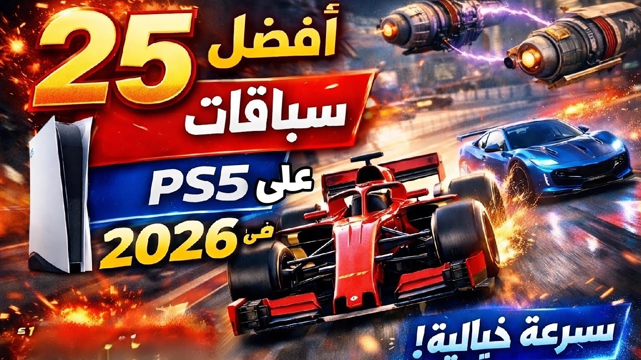 أقوى 25 لعبة سباقات على PS5 في 2026 🔥