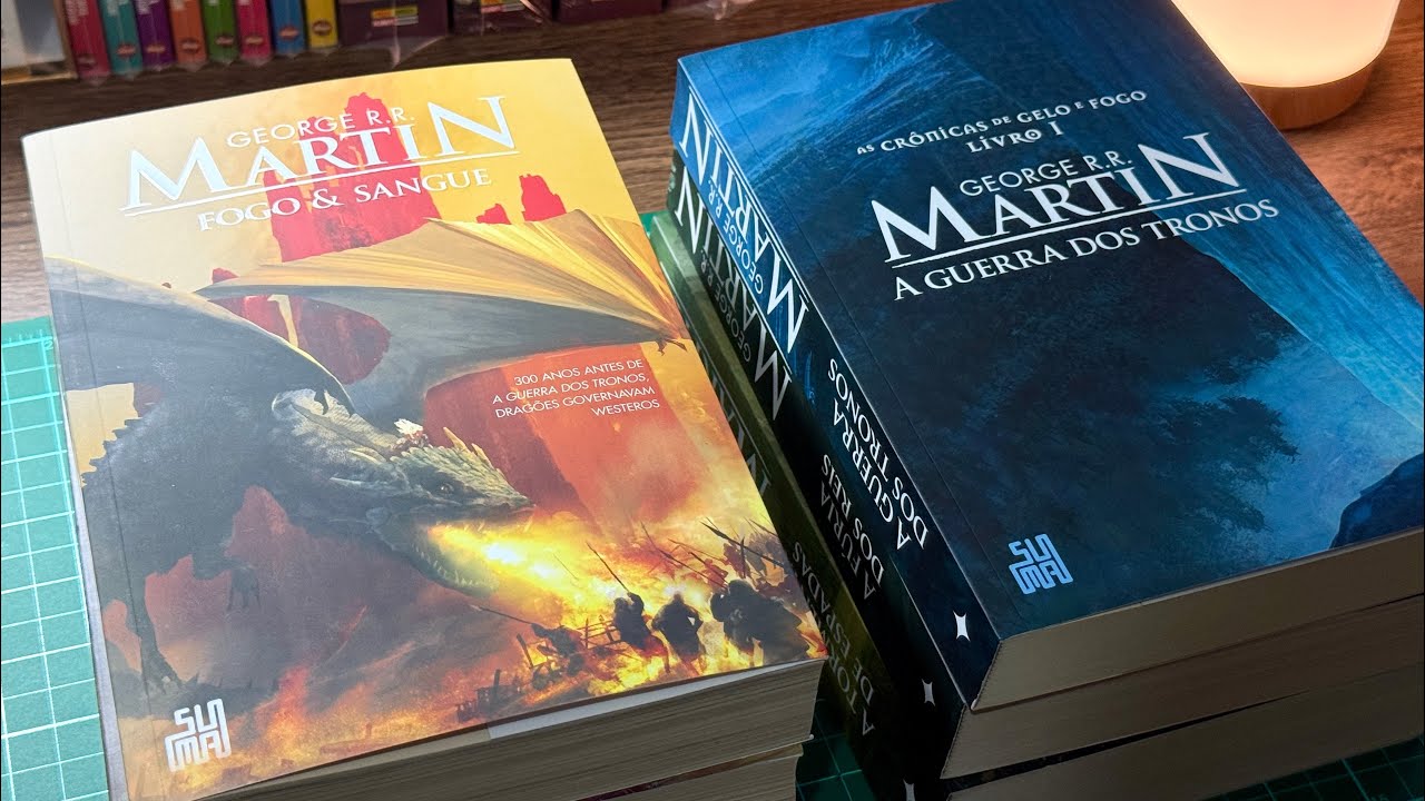 Comprei a coleção COMPLETA de Game of Thrones