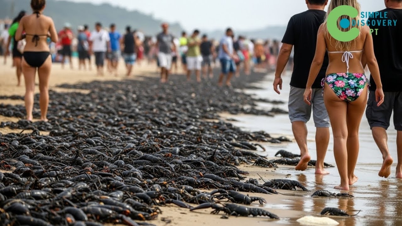 O aparecimento de um ANIMAL ATERRORIZANTE em uma praia australiana CHOCOU O MUNDO INTEIRO