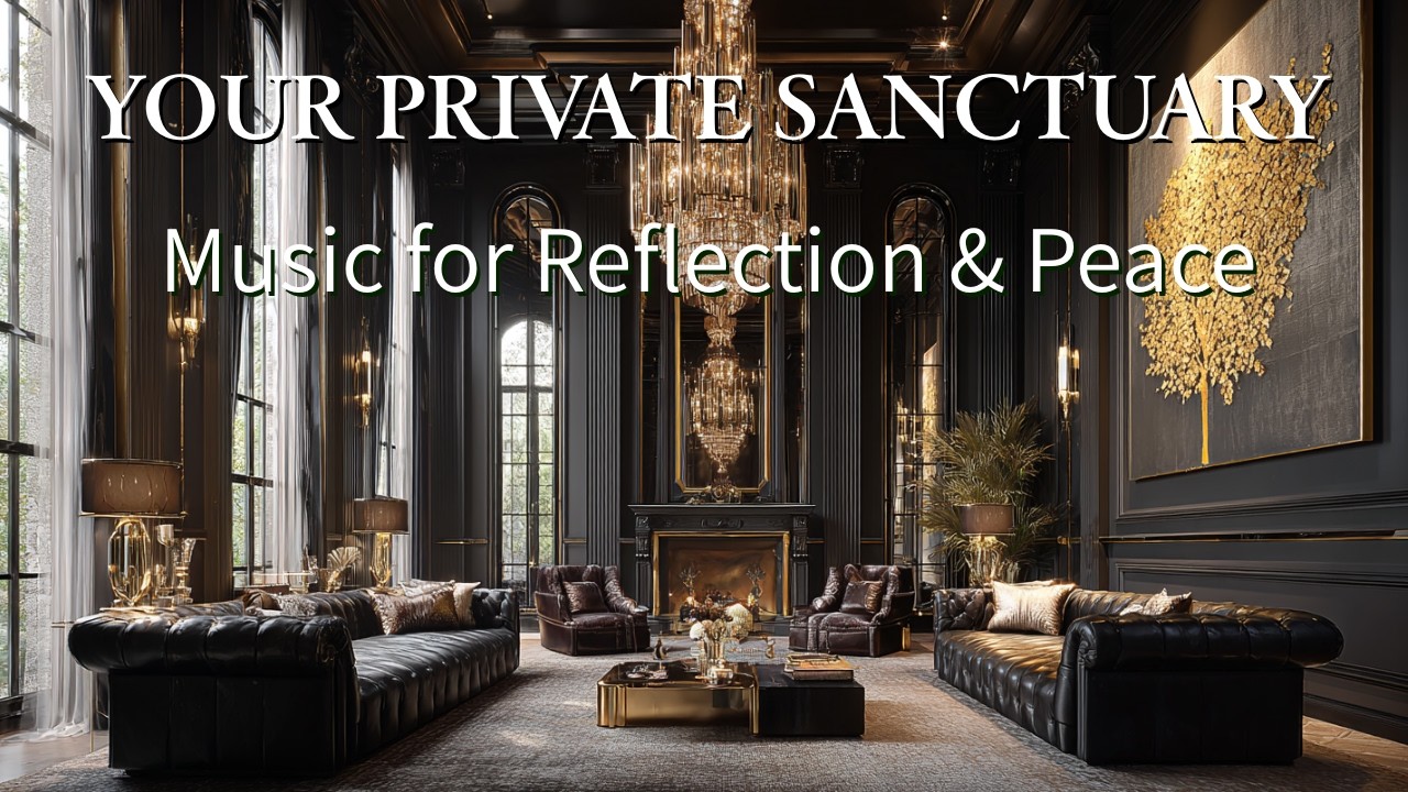 Deep Focus in a Billionaire’s Private Library | Dark Luxury Lounge Music