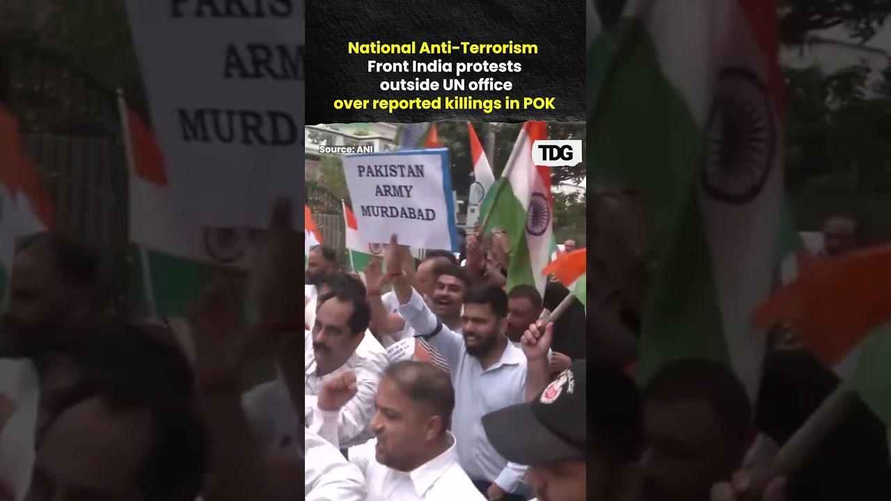 'Pakistan Murdabad' Placards Surface in PoK; NATF India Protests at UN