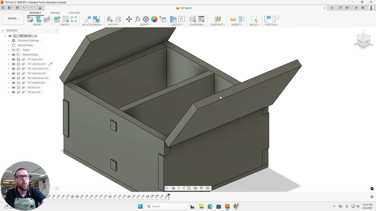 Fusion 360: Сборка с движением (обновление 2026 года)