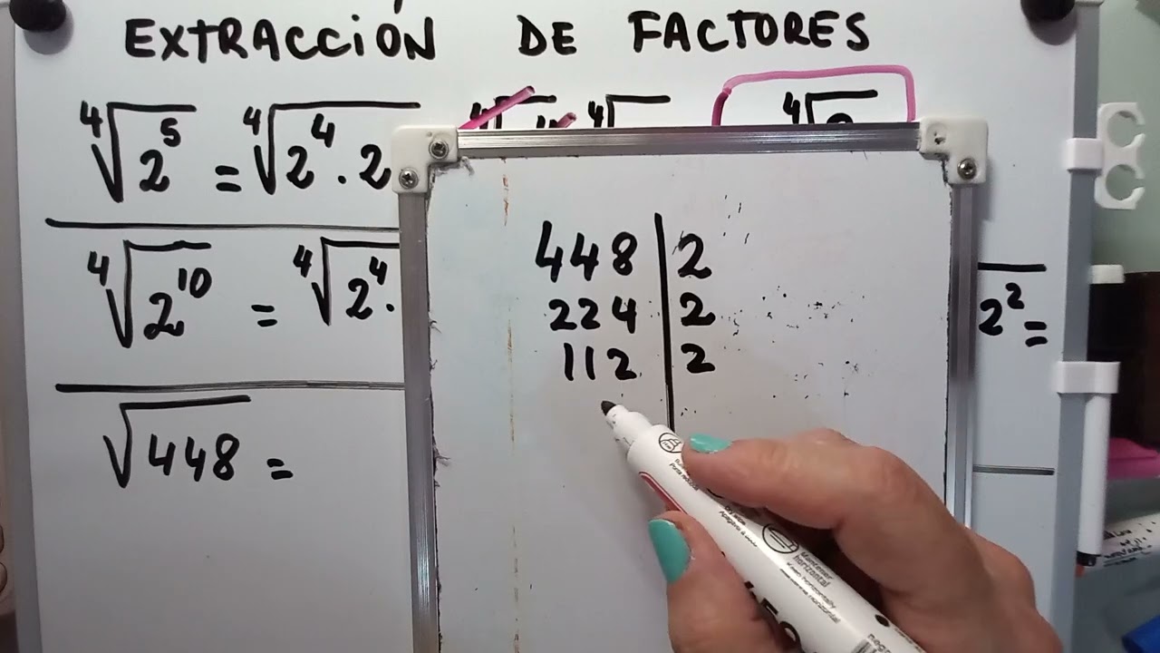 Extraer e introducir factores del radical.