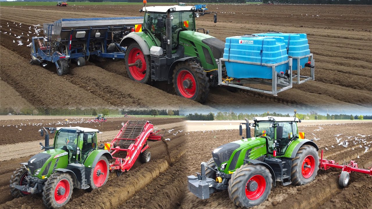 1625 Horsepower Preparing and Planting Potatoes