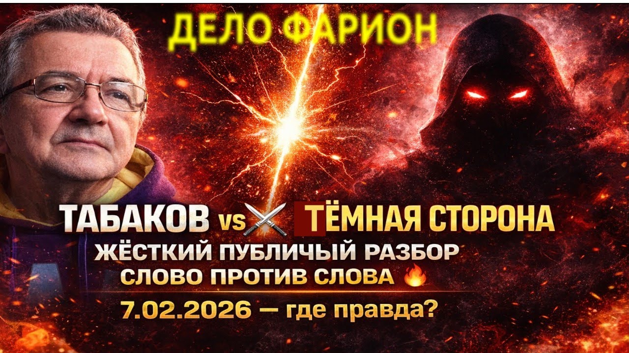 🔥 ДЕЛО ФАРИОН. ВЗРЫВНОЙ ЭФИР! Табаков vs Дарт Вейдер (группа Мусихиной) — 7.02.2026