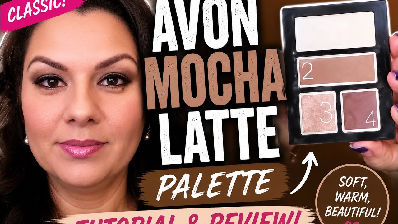 AVON MOCHA LATTE PALETTE tutorial & review