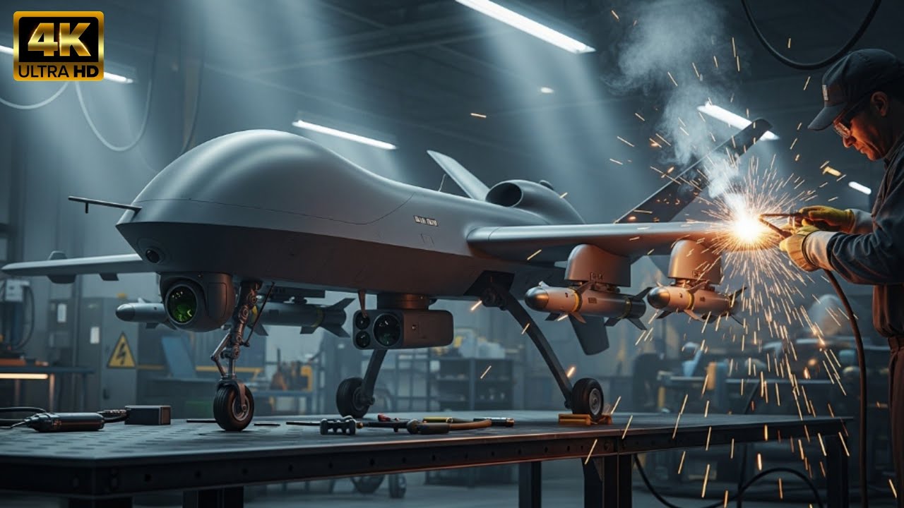 Inside the Military Drone Factory – (Full Process) How $2M Surveillance Drones Are Made