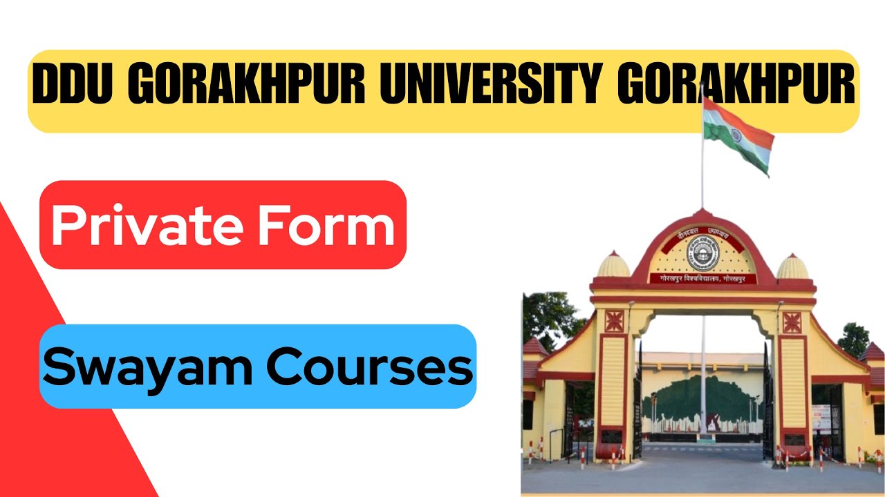 SWAYAM Course Details | Private & Back Form Update | DDU Gorakhpur University Latest News