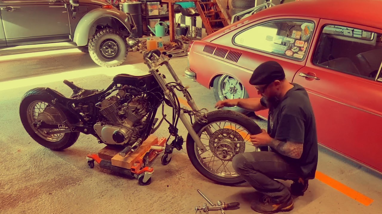 Création d’un bobber sur base de yamaha 125 virago épisode 1