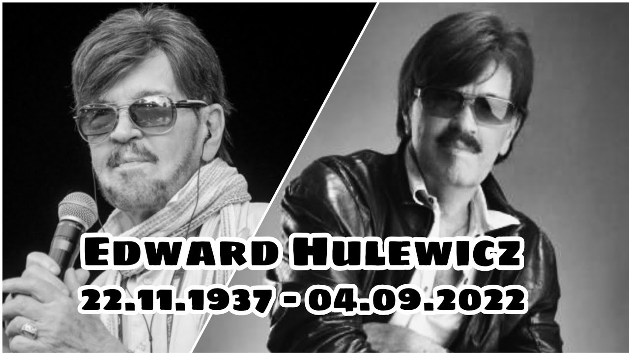 Edward Hulewicz (1937-2022) polski piosenkarz estradowy, kompozytor i autor tekst&oacute;w...