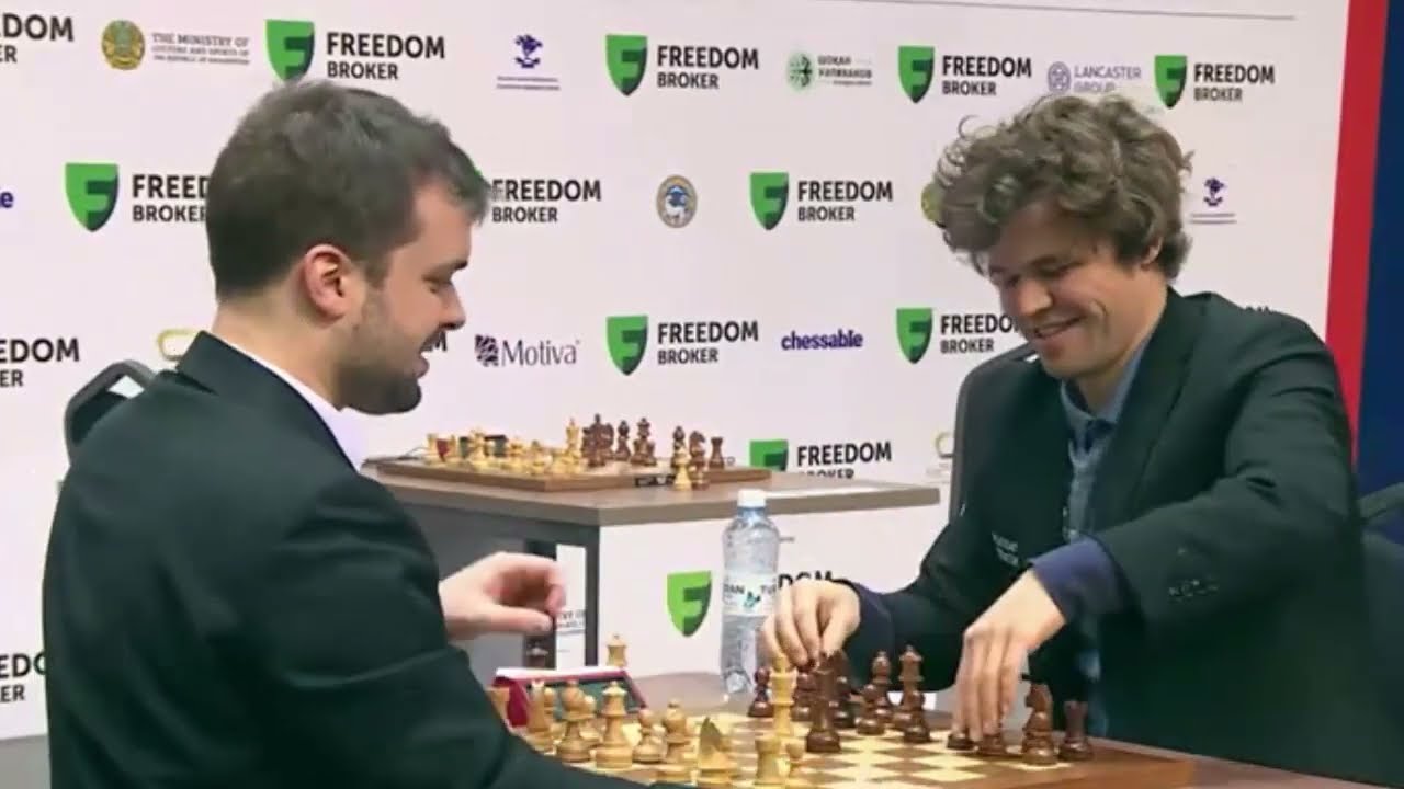 Vladimir Fedoseev (2688) vs Magnus Carlsen (2859) || World Rapid Championship 2022 - R7