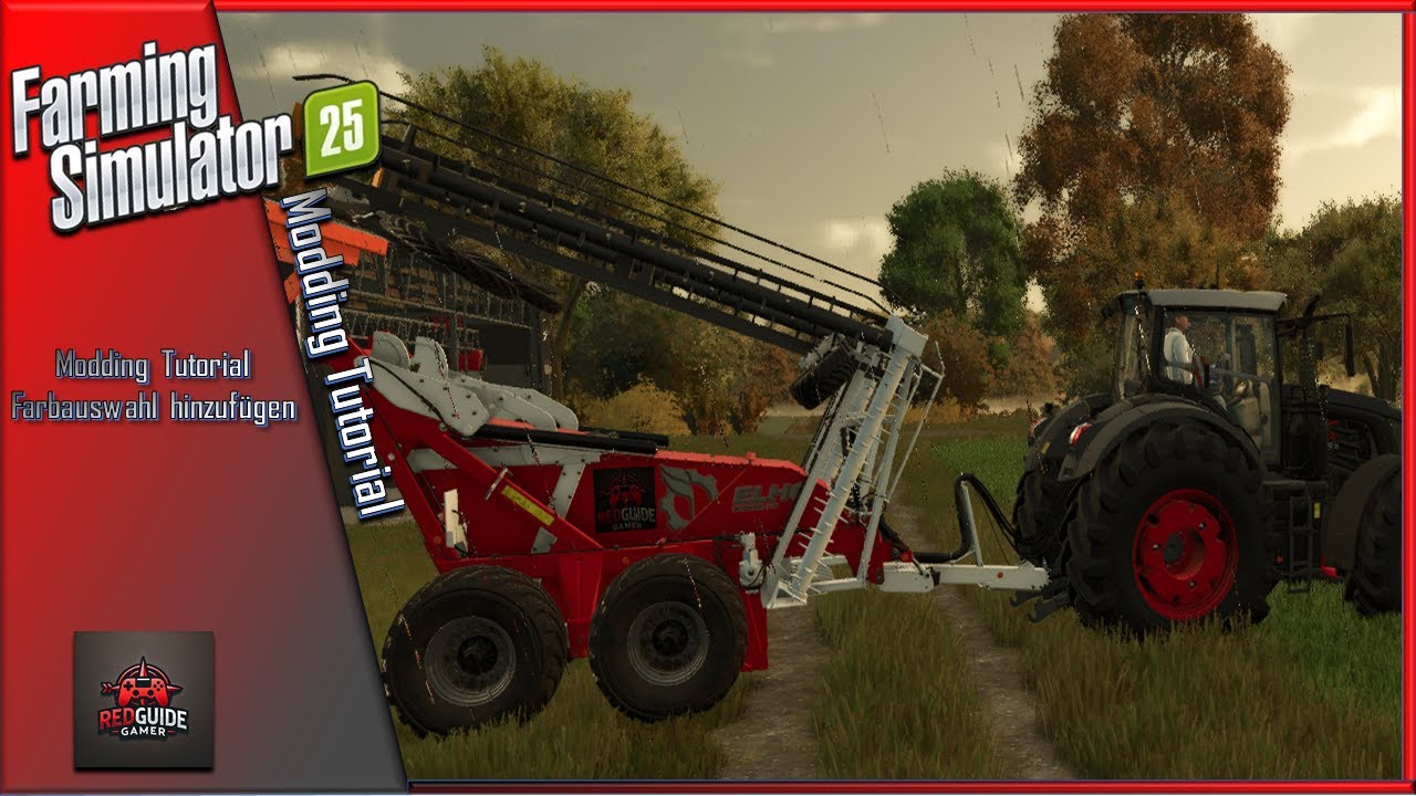 LS25. Modding Tutorial. Farbauswahl hinzuf&uuml;gen # 59📍
