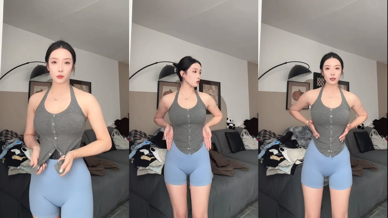 小C居家健身穿搭分享 | Home Workout Outfit Ideas | 홈트 운동복 코디