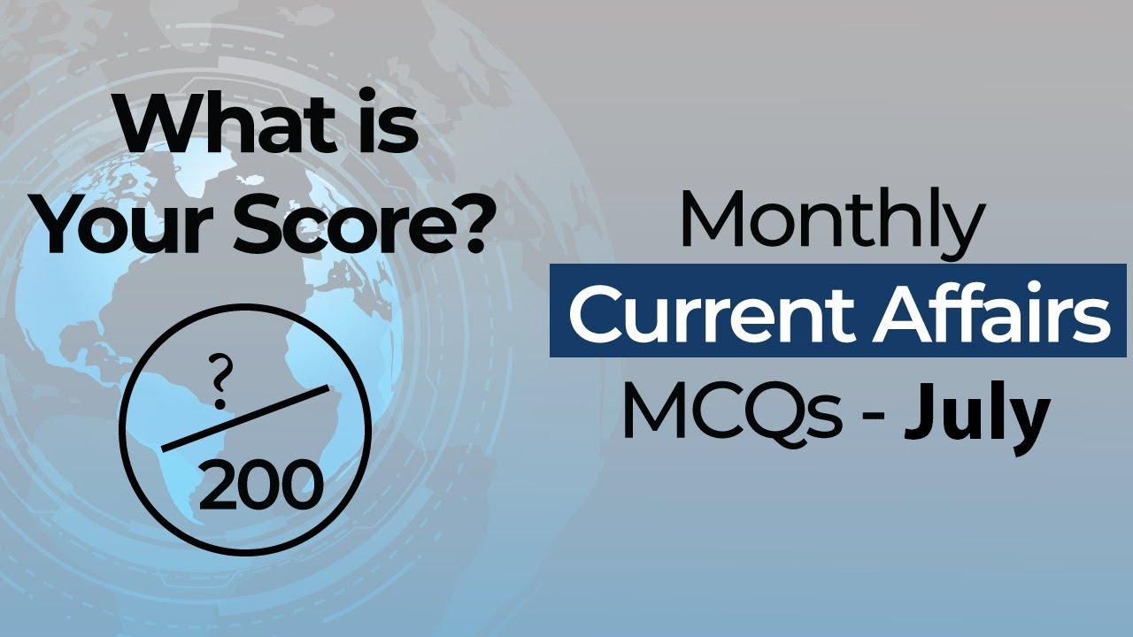 GK Quiz of July 2019 | Monthly Current Affairs | TalentSprint Aptitude Prep