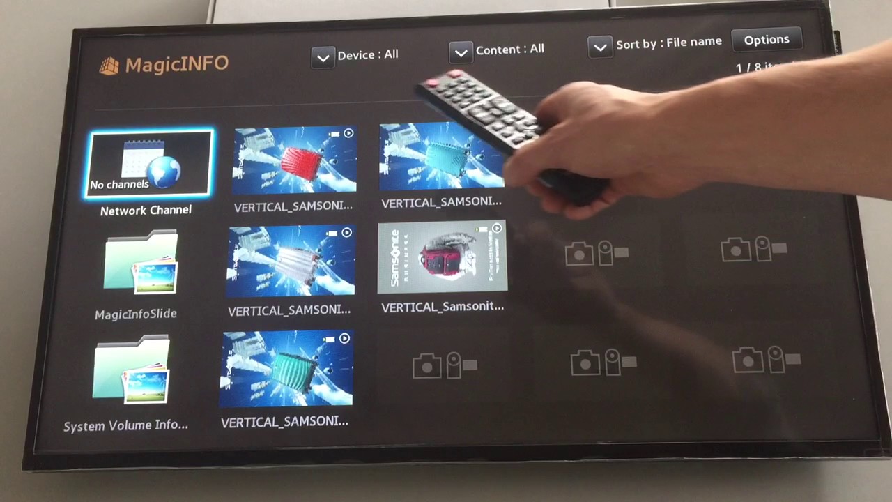 Magic Info Samsung instruction Autoplay content from USB stick
