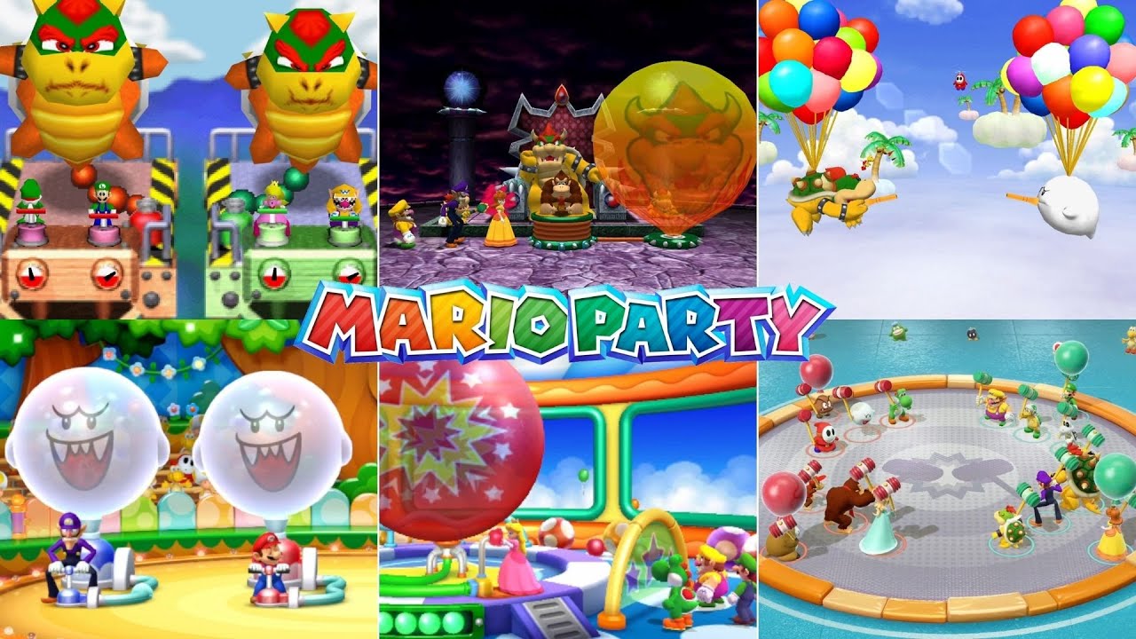 Evolution Of Balloon Minigames In Mario Party Games [1998-2018]