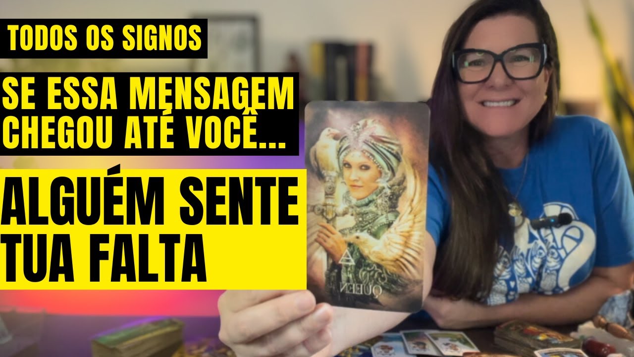 TODOS OS SIGNOS🔮ALGUÉM PODE ESTAR SENTINDO FALTA DO QUE VOCÊ OFERECIA. ALGO MUDA DENTRO DE VOCÊ
