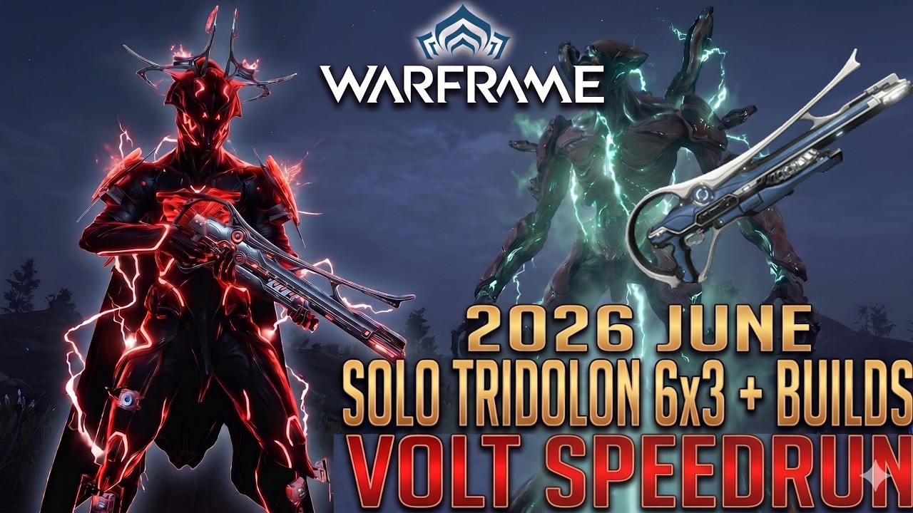 Warframe | Eidolon 6x3 Solo | Volt Prime x Zenith