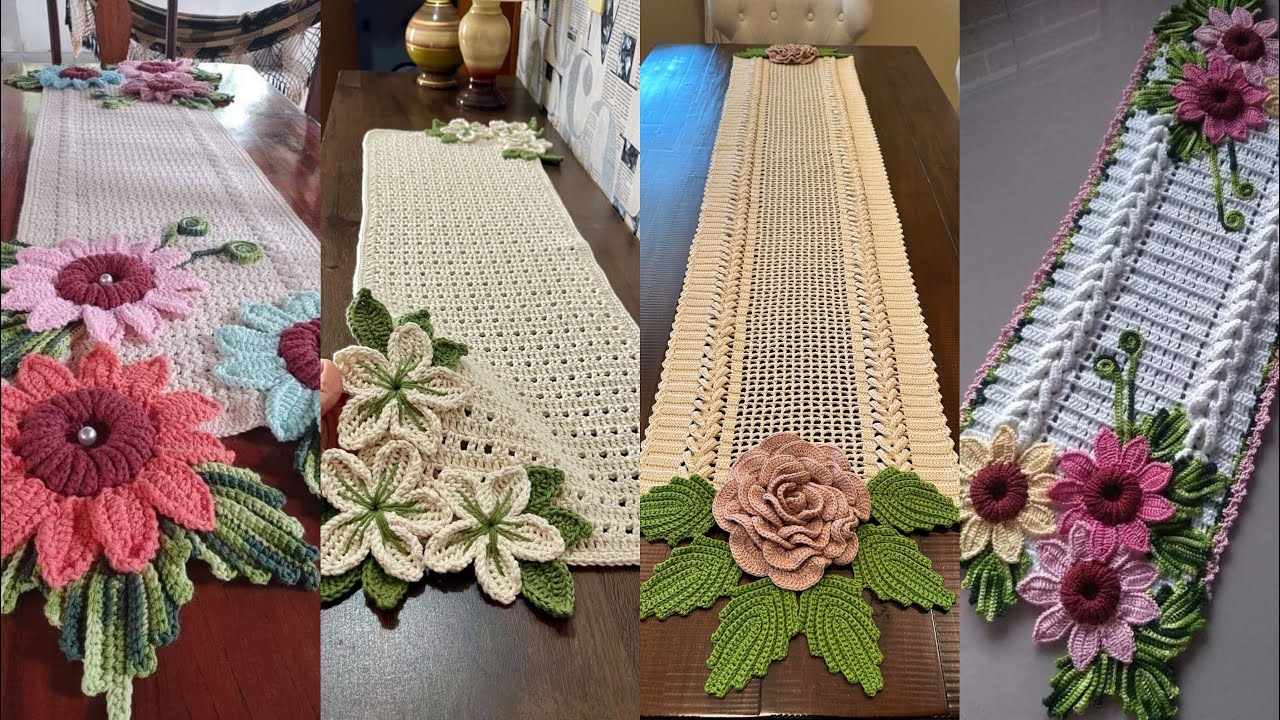MOST Beautiful Crochet Table Runner Design Ideas 2026||table cloth 