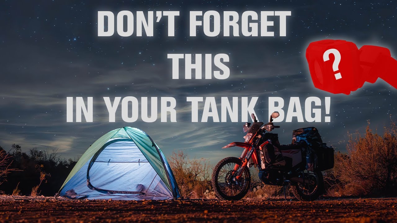 What to Pack In Your Adventure Tank Bag