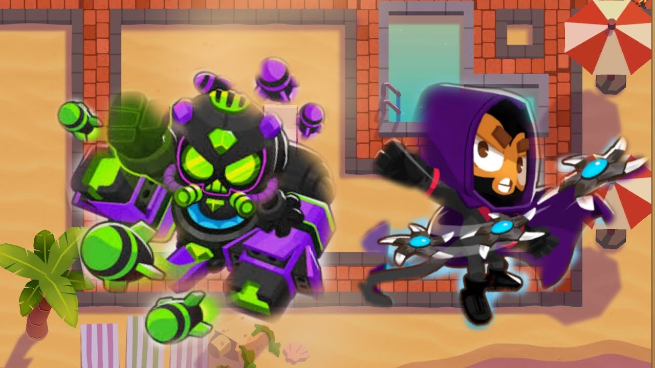 Btd6 2 tower chimps with glaive lord and MAD (easy 2TC guide)