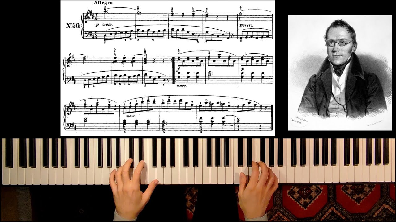 Czerny - Etude Op. 599 No. 50 - Lesson / Tutorial