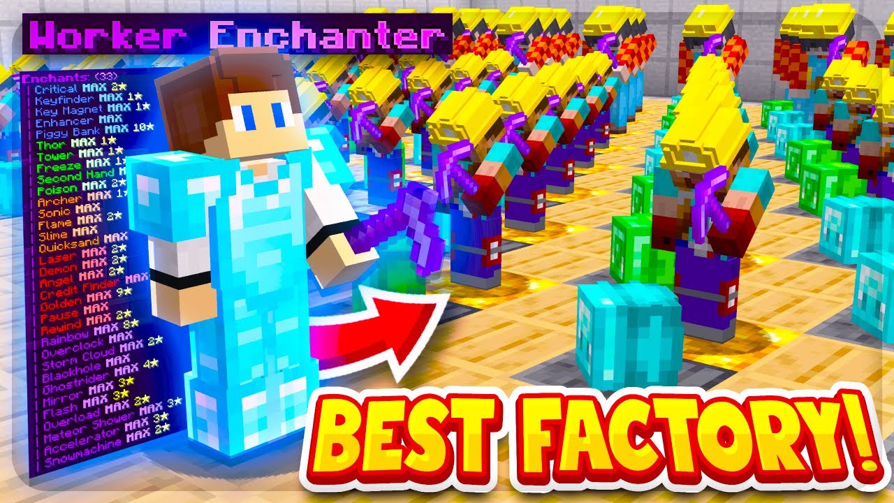 CREATING A FULLY MAXED OUT MONEY FACTORY! ($$$) | Minecraft Factory | EnchantedMC
