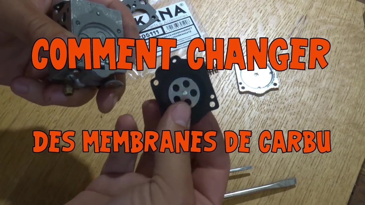 Changer les membranes d'un carburateur de tronçonneuse