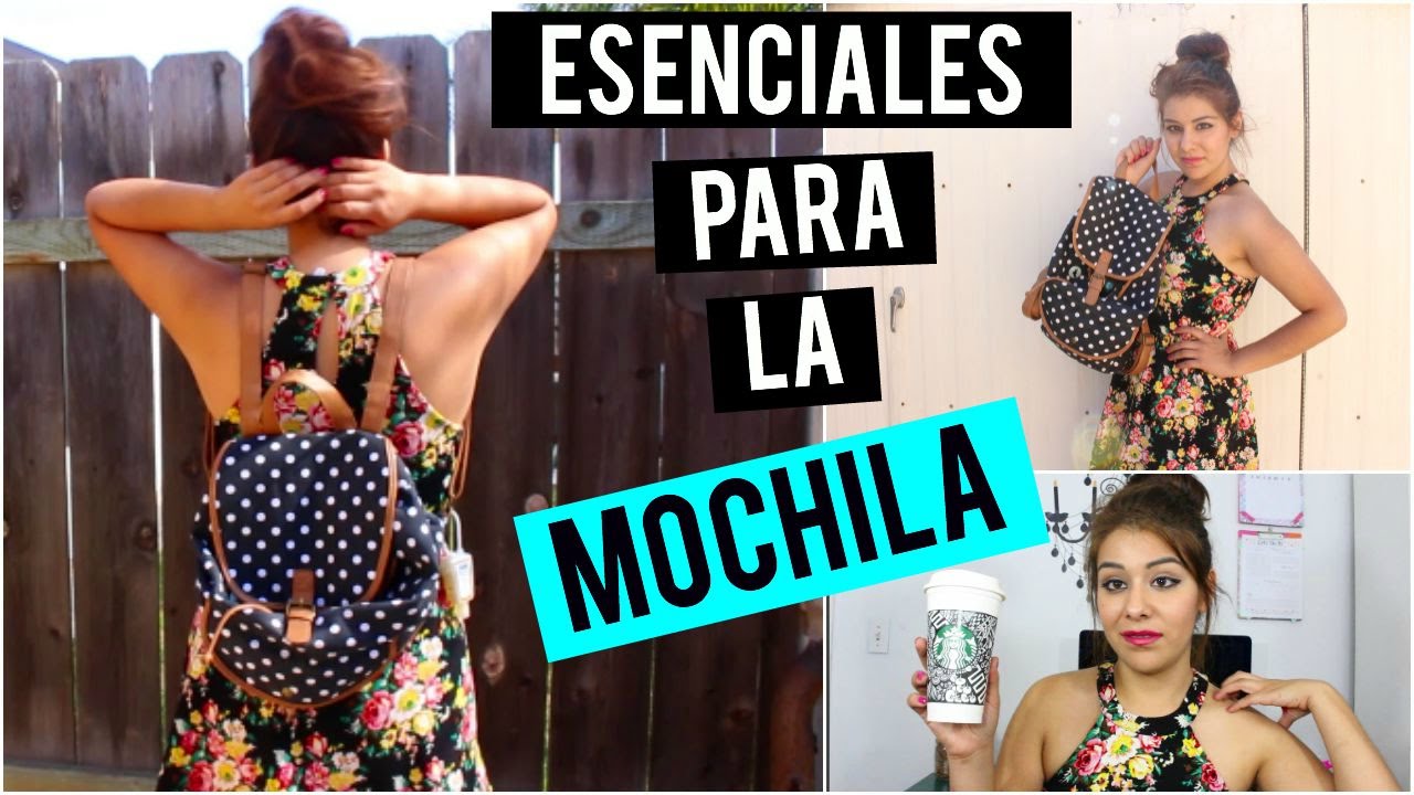 ¿Que hay en mi mochila? Esenciales para la Universidad +Prepa- Regreso a Clases