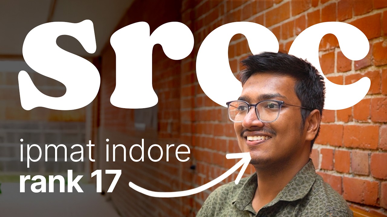 Left IIM Indore for SRCC 👀