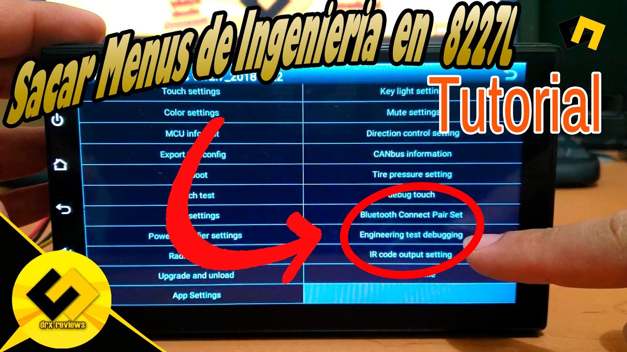 Sacar Menus de Ingenieria en 8227L Tutorial