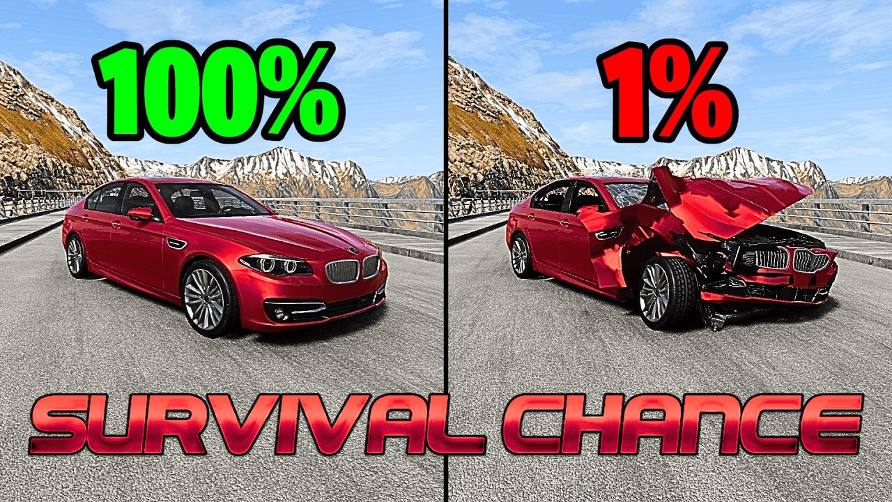 Realistic Survival Chance Crashes #290 | BeamNG.drive