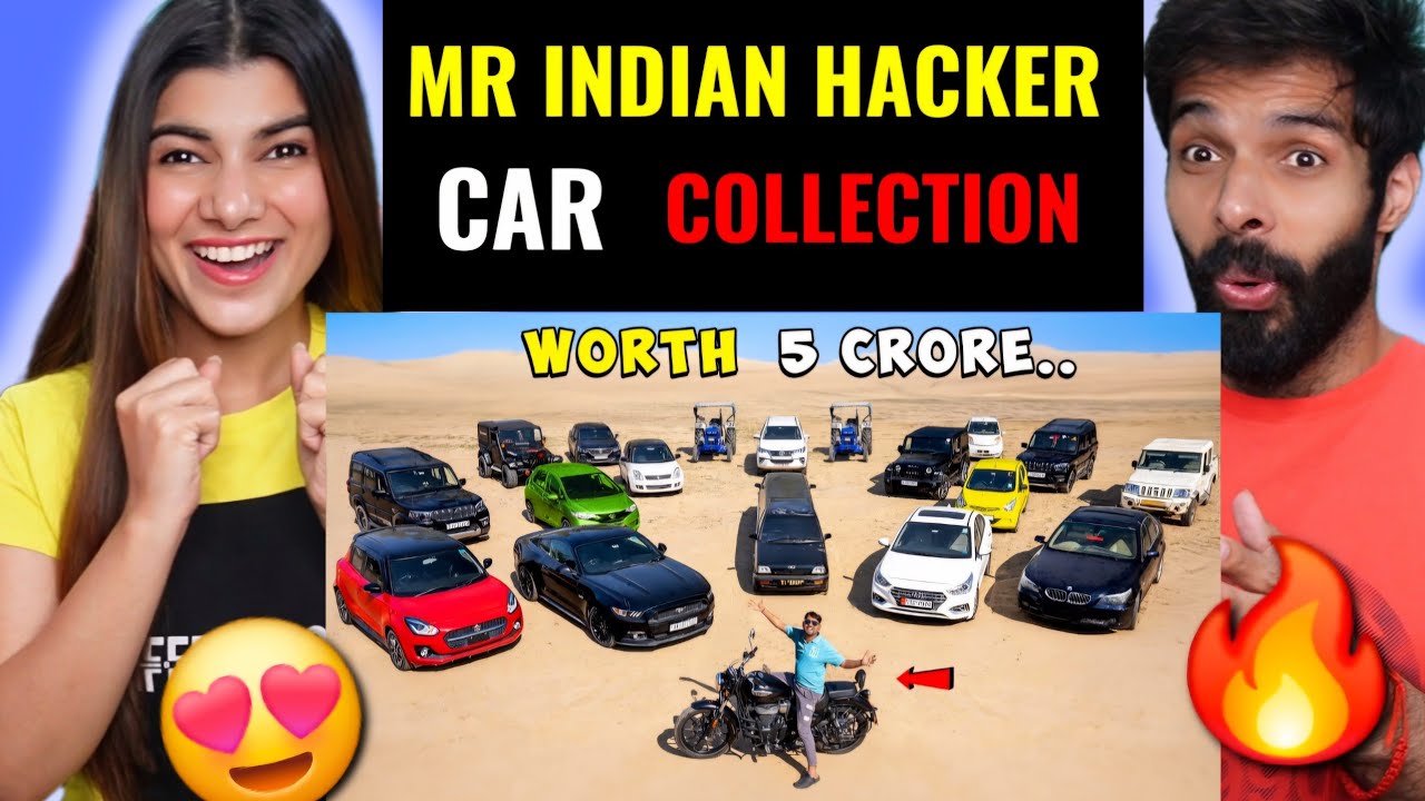 MR. INDIAN HACKER Car Collection Reaction - More Than ₹5 Crore