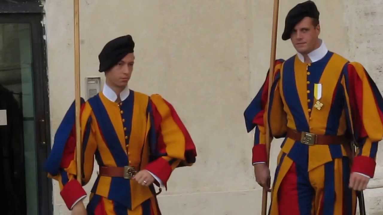Changing of the Swiss Guards at the Vatican