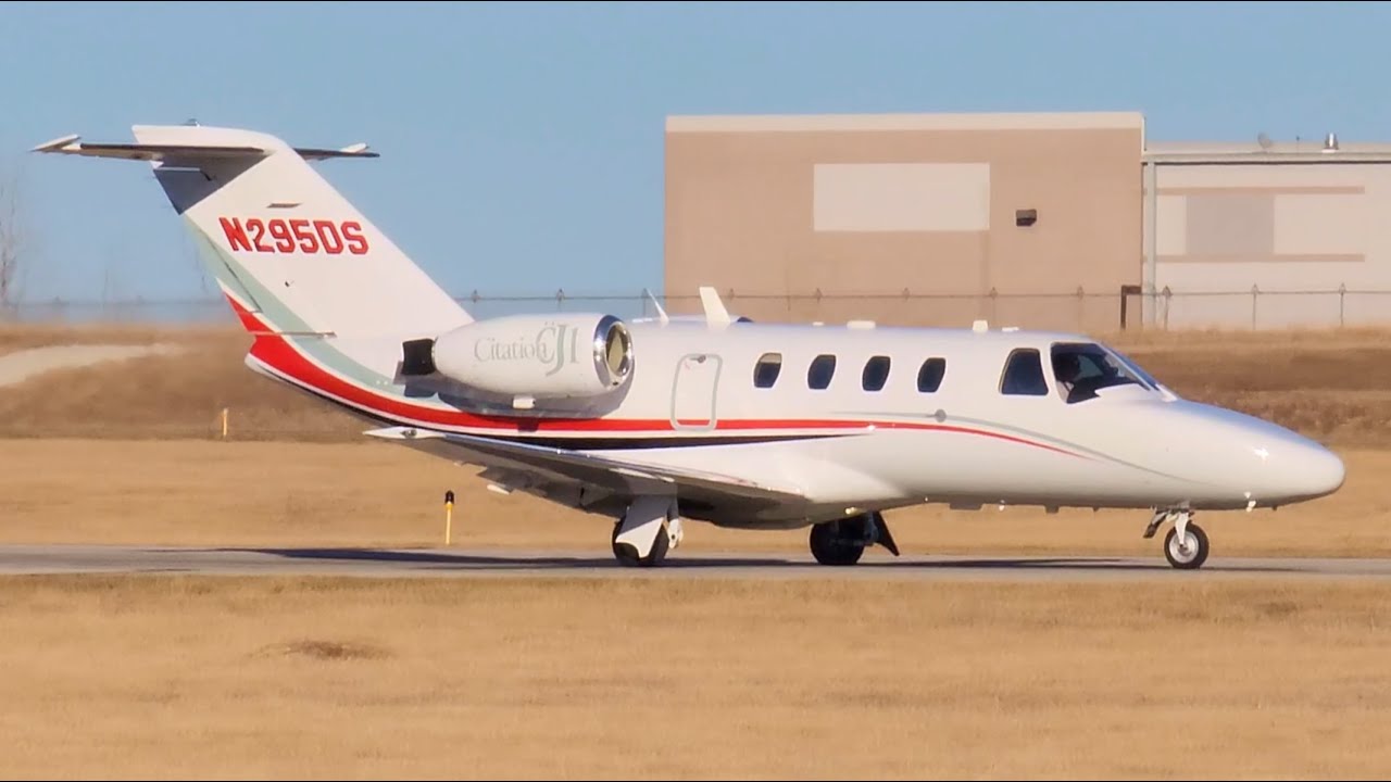 1994 Cessna 525 CitationJet CJ1 | Taxi & Takeoff | New Century AirCenter (JCI/KIXD) | N295DS