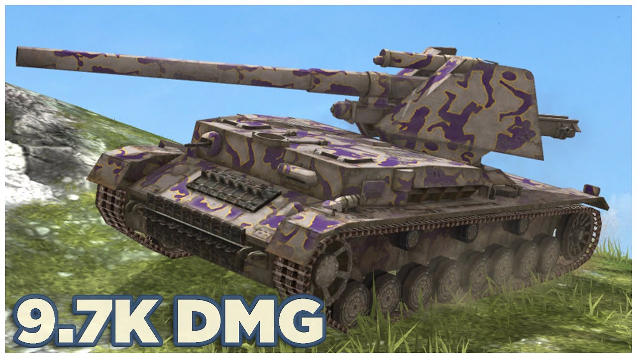 Waffentr&auml;ger auf Pz. IV &bull; 9.7К УРОНА &bull; 6 ФРАГОВ &bull; WoT Blitz