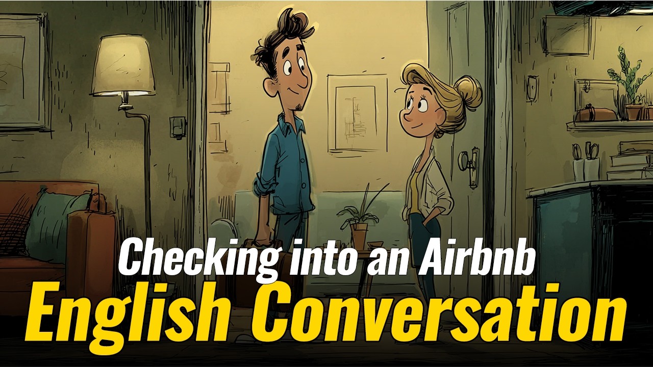 Checking into an Airbnb 🏠🔑 | English Listening Practice