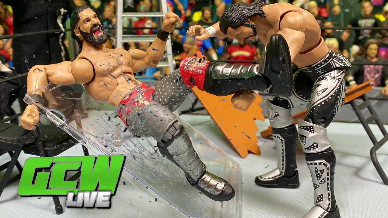 GCW Live Full Show! Роллинс против Омеги Extreme Rules: матч с фигурками WWE