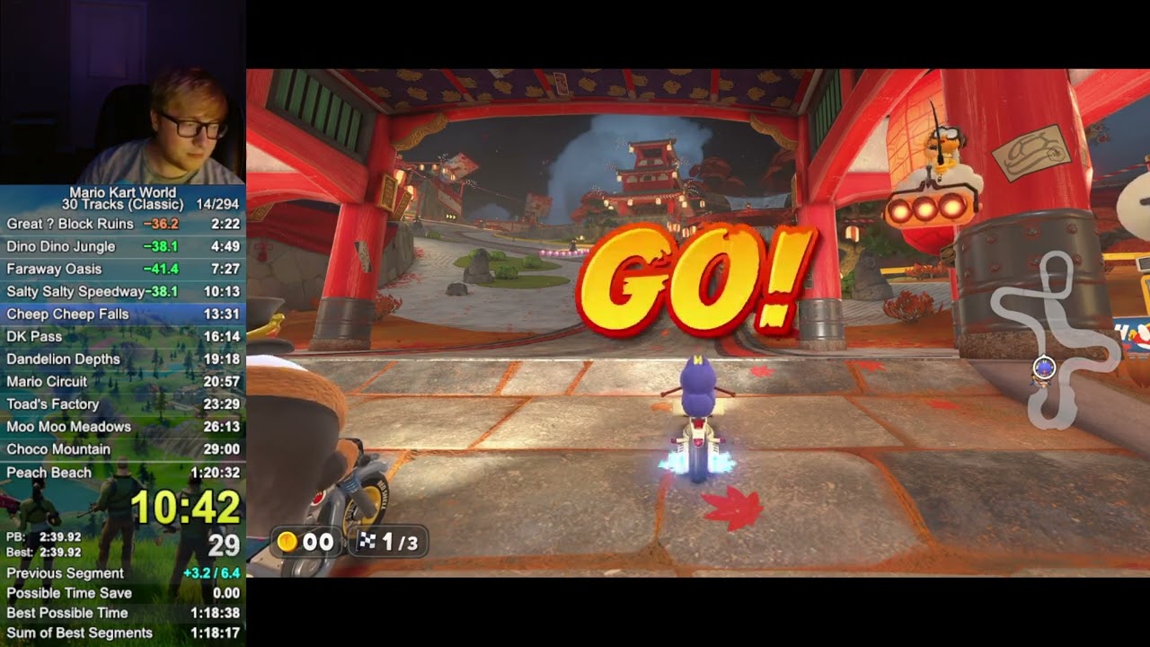 All 30 Tracks Speedrun in 1:20:23 (VS Mode, Classic) - Mario Kart World