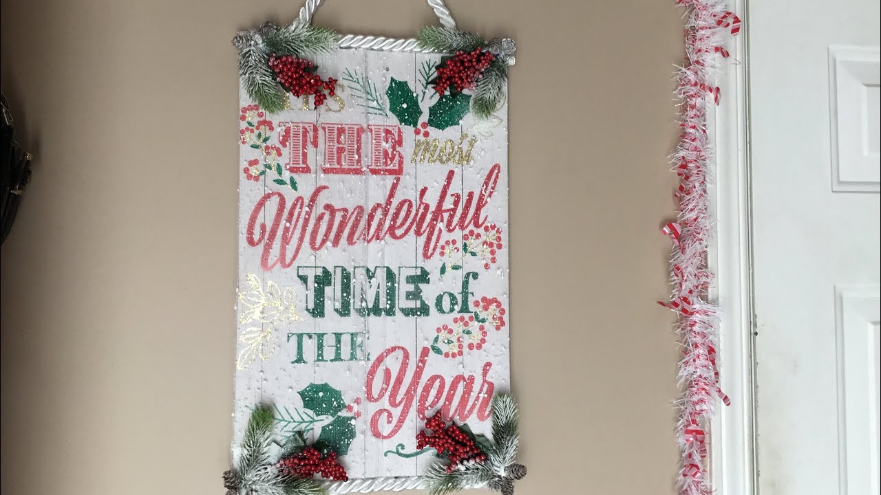 DIY DOLLAR STORE XMAS DECOR-Altered Dollar Store Christmas Box