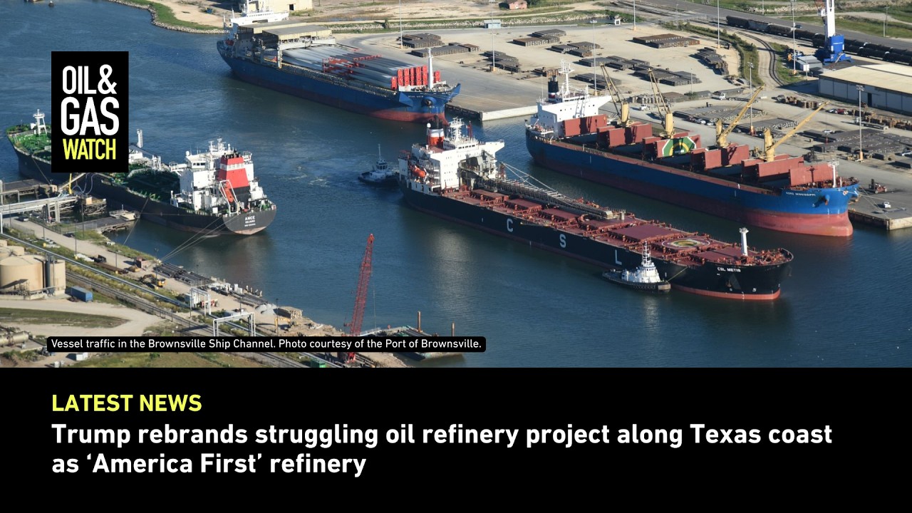 Trump rebrands struggling oil refinery along Texas coast as 'America First' refinery