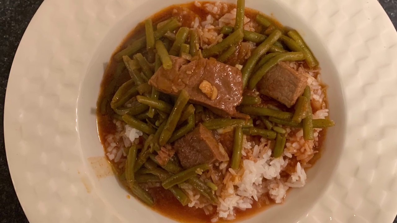 Green Bean Stew with Beef