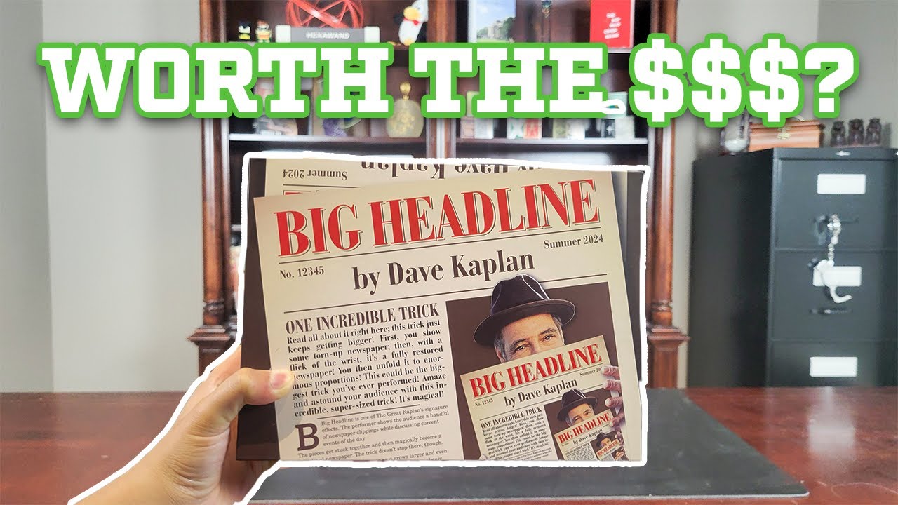 Big Headline by Dave Kaplan - Magic Review (FOR PROS)